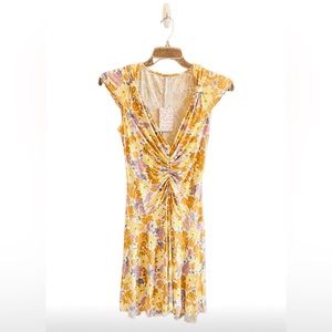 NWT Free People Key To Your Heart Dress-Yellow/Multi-Small. NWT